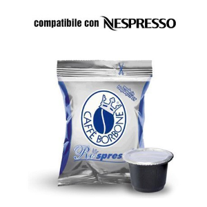 100 CAPSULE CAFFÈ BORBONE RESPRESSO MISCELA BLU 