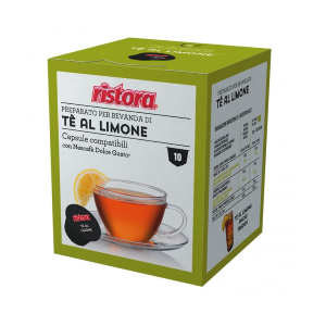 40 CAPSULE TÈ AL LIMONE RISTORA COMP. CON NESCAFÈ DOLCE GUSTO 