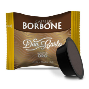 50 CAPSULE CAFFÈ BORBONE "DON CARLO" MISCELA ORO COMP.CON LAVAZZA A MODO MIO