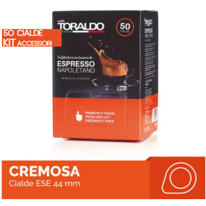 50 CIALDE TORALDO CREMOSA CON KIT ACCESSORI