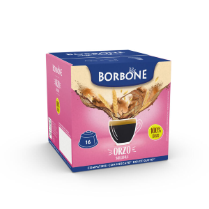 64 CAPSULE ORZO CAFFÈ BORBONE COMPATIBILE CON DOLCE GUSTO