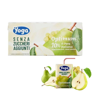 24 BRICK OPTIMUM ALLA PERA YOGA DA 200 ML SENZA ZUCCHERI AGGIUNTI