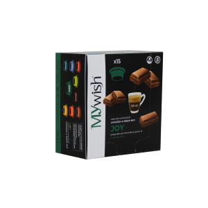 60 CAPSULE AL CIOCCOLATO JOY  MY WISH COMPATIBILE CON LAVAZZA A MODO MIO