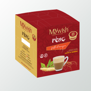 25 CAPSULE DI CAFFÈ AL GINSENG FÈNG MY WISH COMPATIBILE CON LAVAZZA ESPRESSO POINT