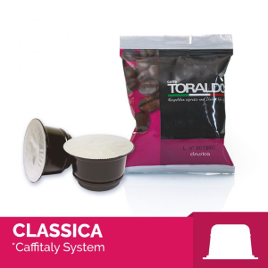 100 CAPSULE CAFFÈ TORALDO MISCELA CLASSICA COMP. CON CAFFITALY