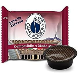 50 CAPSULE CAFFÈ BORBONE MISCELA DECISA COMPATIBILE CON LAVAZZA A MODO MIO