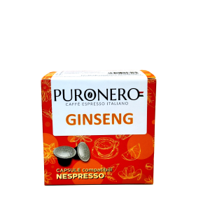 60 CAPSULE PURONERO AL GUSTO GINSENG DOLCE COMPATIBILI CON NESPRESSO