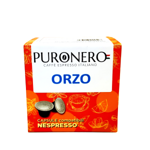 60 CAPSULE PURONERO AL GUSTO ORZO COMPATIBILI CON NESPRESSO