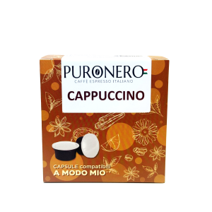 96 CAPSULE PURONERO AL GUSTO DI CAPPUCCINO COMPATIBILI CON LAVAZZA A MODO MIO