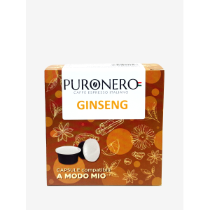 96 CAPSULE PURONERO AL GUSTO DI GINSENG DOLCE COMPATIBILI CON LAVAZZA A MODO MIO