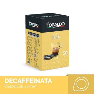 50 CIALDE CAFFÈ TORALDO MISCELA DECAFFEINATO 